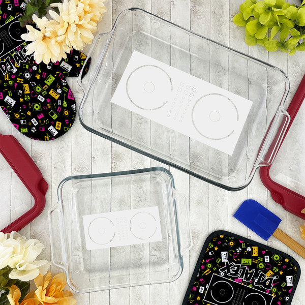 DJ Music Master Glass Baking Dish Set - LIFESTYLE