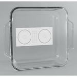 DJ Music Master Glass Cake Dish - 8in x 8in