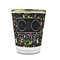 DJ Music Master Glass Shot Glass - With gold rim - FRONT