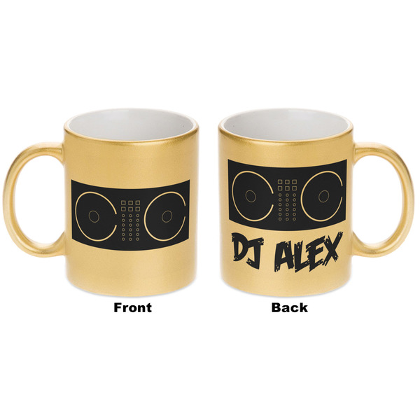 Music DJ Master Gold Mug - Apvl