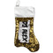 Music DJ Master Gold Sequin Stocking - Front