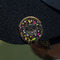 DJ Music Master Golf Ball Marker Hat Clip - Gold - On Hat