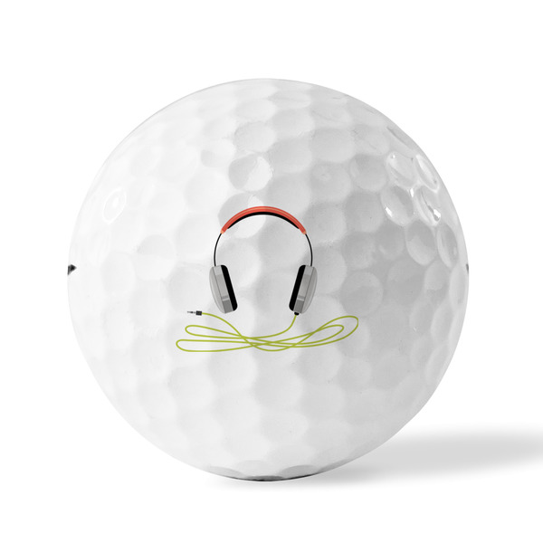 DJ Music Master Golf Balls - Titleist - Set of 12 - FRONT