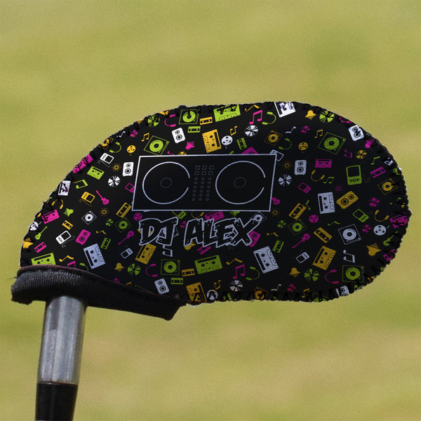 Custom DJ Music Master Golf Club Iron Cover (Personalized)