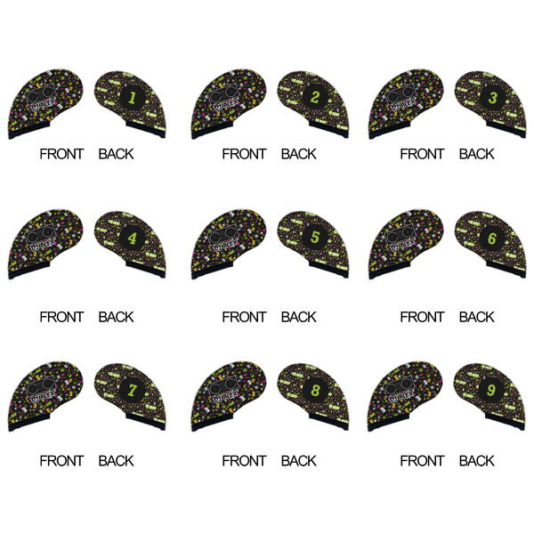DJ Music Master Golf Club Covers - APPROVAL (set of 9)