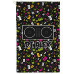DJ Music Master Golf Towel - Poly-Cotton Blend w/ Name or Text