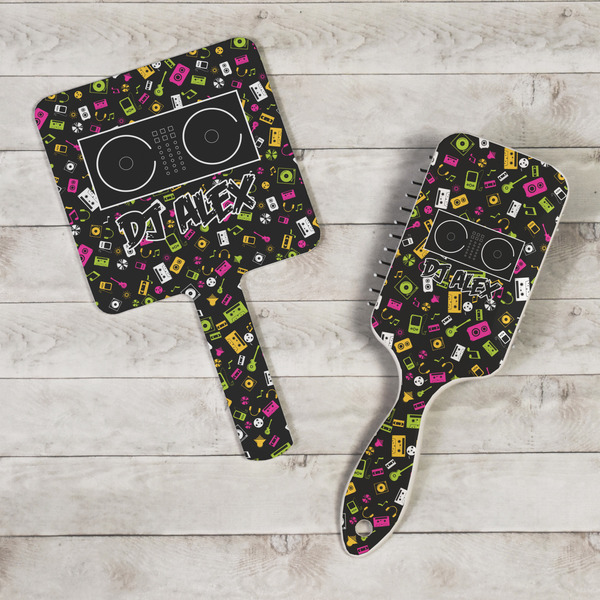 DJ Music Master Hand Mirrors - In Context