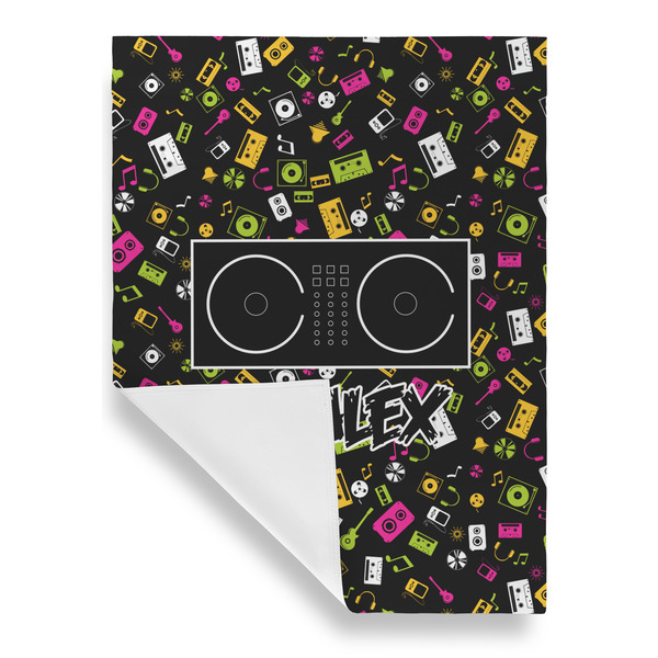 DJ Music Master House Flags - Single Sided - FRONT FOLDED