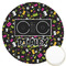 DJ Music Master Printed Cookie Topper - 3.25" (Personalized)