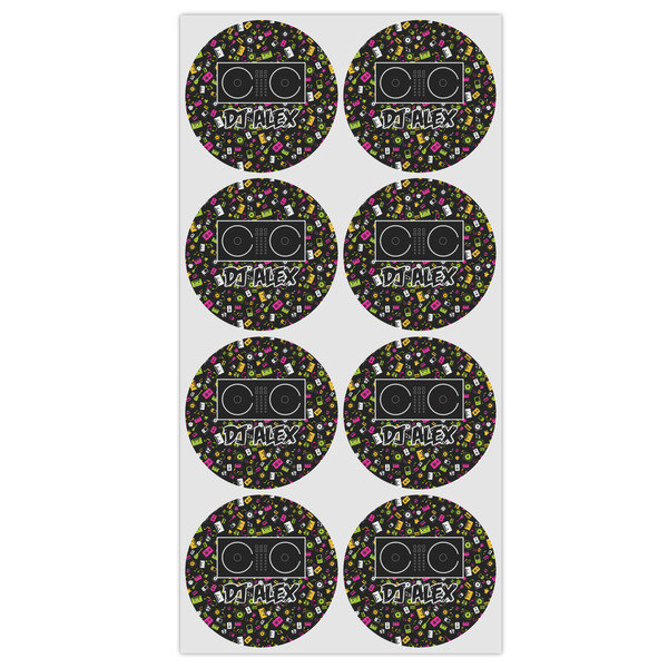 DJ Music Master Icing Circle - Medium - Set of 8