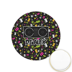 DJ Music Master Printed Cookie Topper - 1.25" (Personalized)