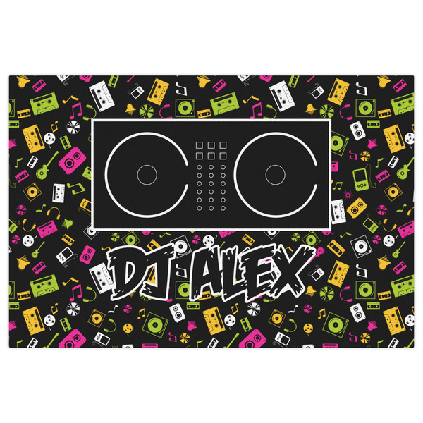 DJ Music Master Indoor / Outdoor Rug - 2'x3' - Front Flat