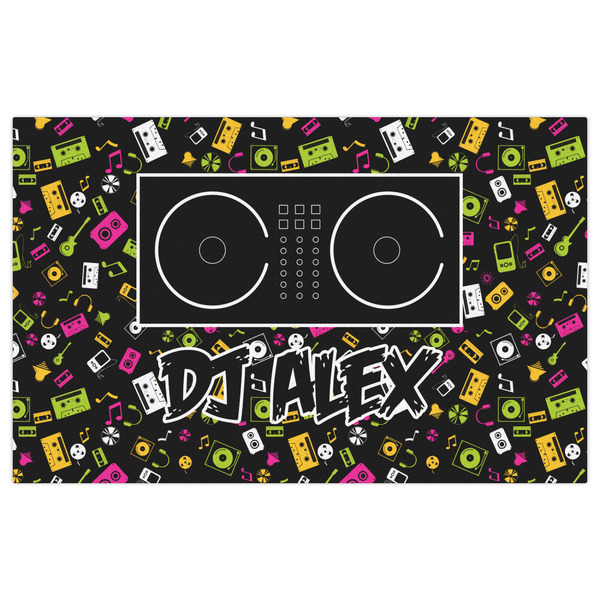 DJ Music Master Indoor / Outdoor Rug - 5'x8' - Front Flat