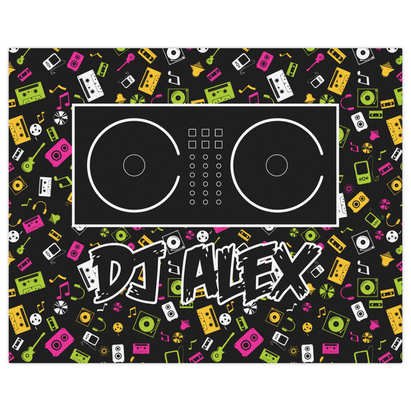 DJ Music Master Indoor / Outdoor Rug - 8'x10' - Front Flat