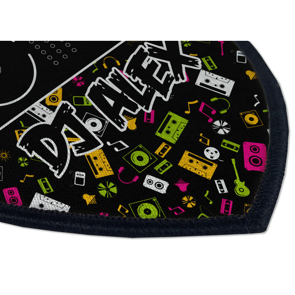 Music DJ Master Iron on Shield 3 Detail