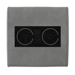 DJ Music Master Jewelry Gift Box - Engraved Leather Lid