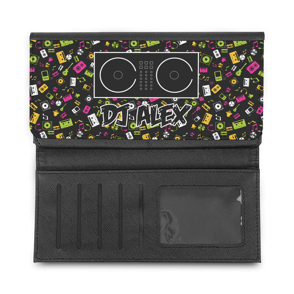 DJ Music Master Ladies Wallet - Half Way Open