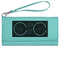 DJ Music Master Ladies Leatherette Wallet - Laser Engraved- Teal