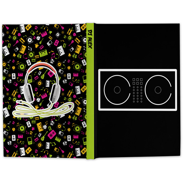 DJ Music Master Large Hard Cover Journal - Apvl