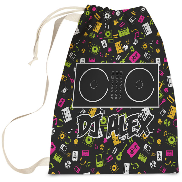 Custom DJ Music Master Laundry Bag (Personalized)
