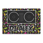 DJ Music Master Large Rectangle Car Magnet (Personalized)