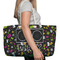 DJ Music Master Large Rope Tote Bag - In Context View