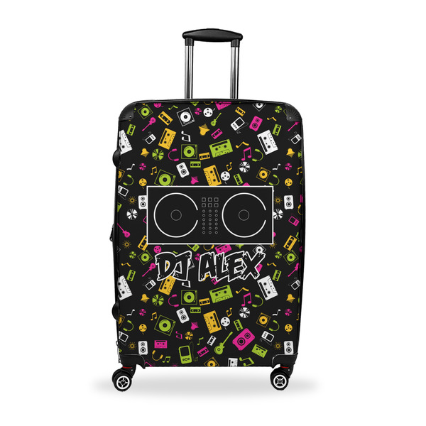 Custom DJ Music Master Suitcase - 28" Large - Checked w/ Name or Text