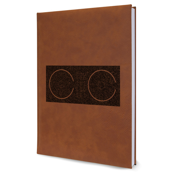 Custom DJ Music Master Leather Sketchbook