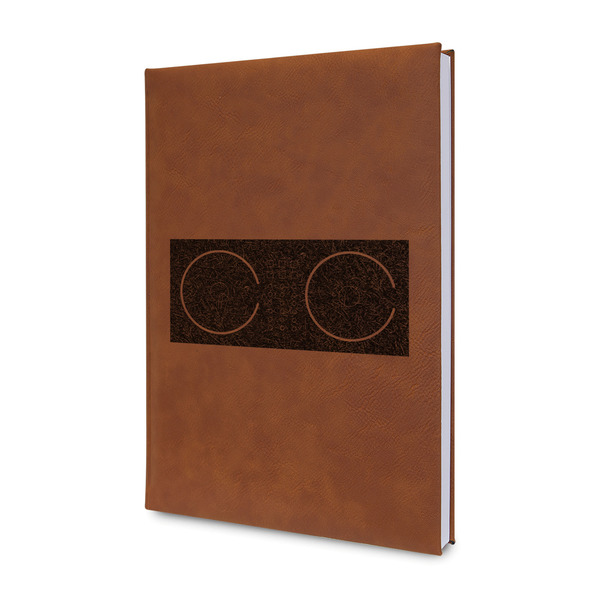 Custom DJ Music Master Leather Sketchbook - Small - Double Sided (Personalized)