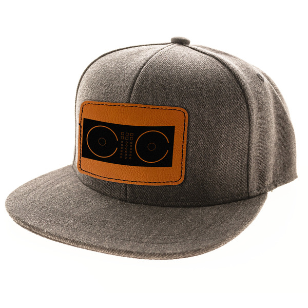 Music DJ Master Leatherette Patches - LIFESTYLE (HAT) Rectangle