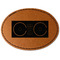 Music DJ Master Leatherette Patches - Oval