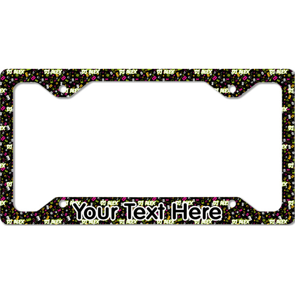Music DJ Master License Plate Frame - Style C