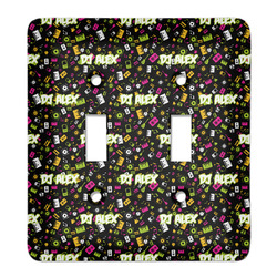 Music DJ Master Light Switch Cover (2 Toggle Plate) (Personalized)