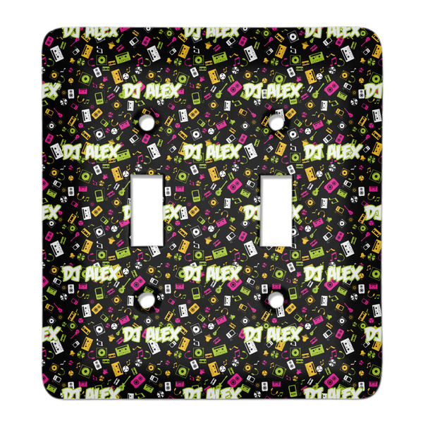 Custom Music DJ Master Light Switch Cover (2 Toggle Plate) (Personalized)