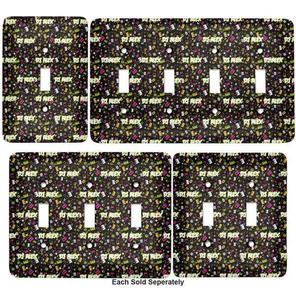 Music DJ Master Light Switch Covers all sizes