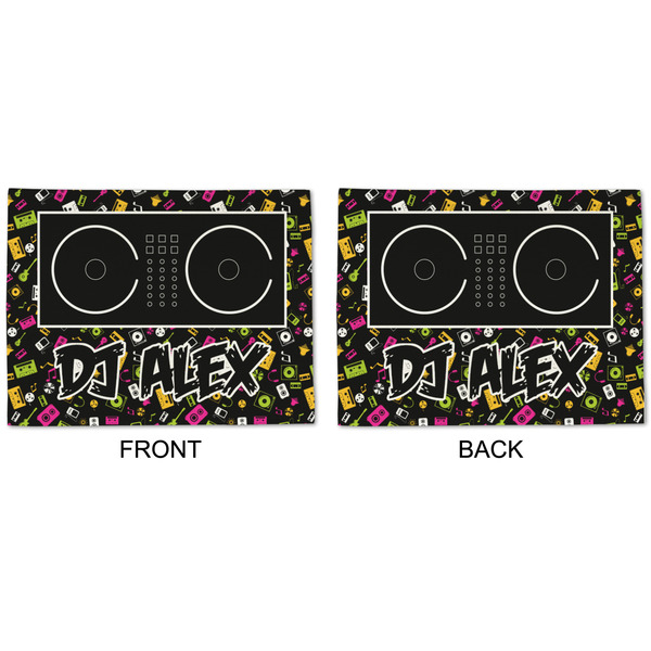 DJ Music Master Linen Placemat - APPROVAL (double sided)