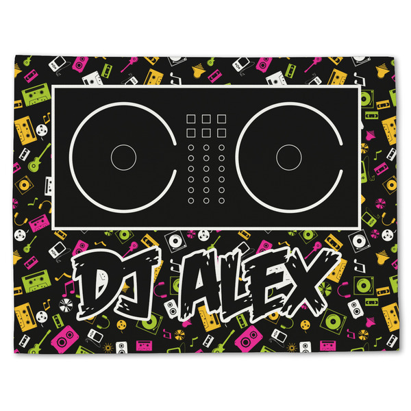 DJ Music Master Linen Placemat - Front