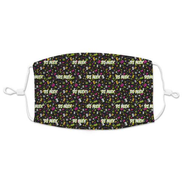 Custom Music DJ Master Adult Cloth Face Mask - XLarge (Personalized)