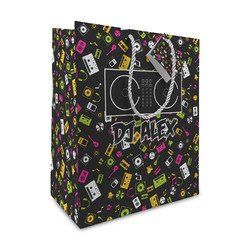 DJ Music Master Medium Gift Bag (Personalized)