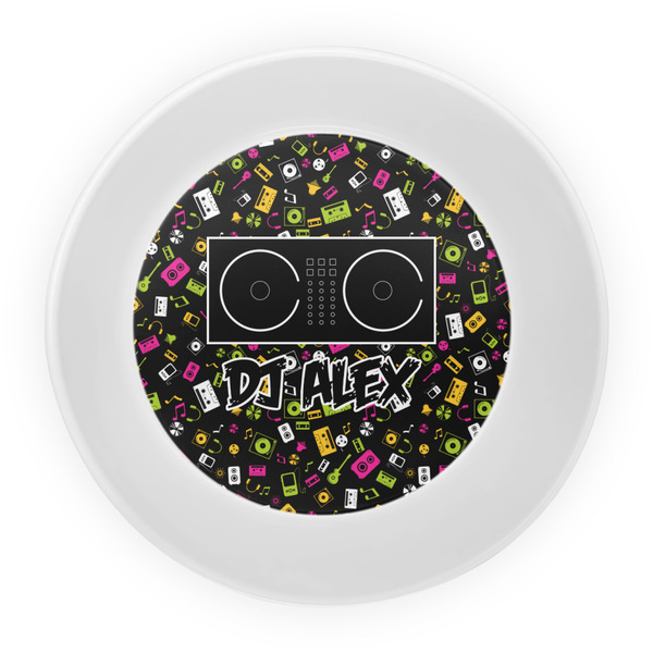 Music DJ Master Melamine Bowl - Center