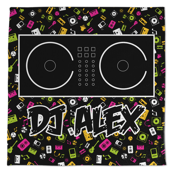 Custom DJ Music Master Microfiber Dish Towel (Personalized)