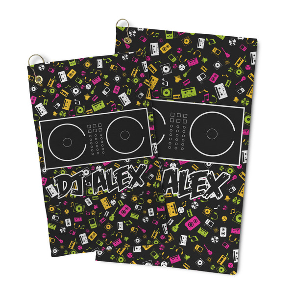 DJ Music Master Microfiber Golf Towel - PARENT/MAIN