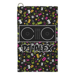 DJ Music Master Microfiber Golf Towel - Small (Personalized)
