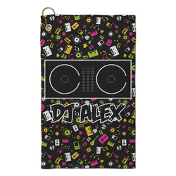 DJ Music Master Microfiber Golf Towel - Small (Personalized)
