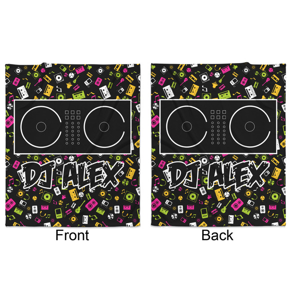 DJ Music Master Minky Blanket - 50"x60" - Double Sided - Front & Back