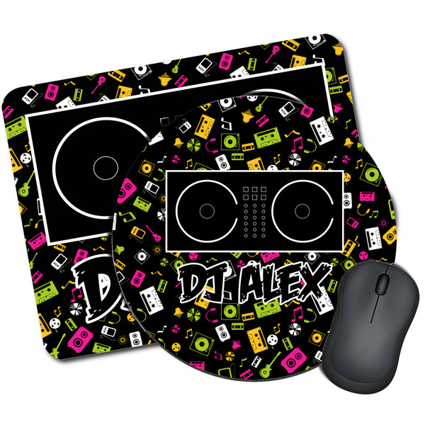 Custom DJ Music Master Mouse Pad (Personalized)
