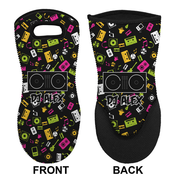 Music DJ Master Neoprene Oven Mitt (Front & Back)