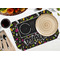 Music DJ Master Octagon Placemat - Single front (LIFESTYLE) Flatlay
