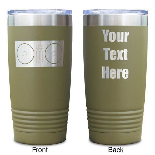 DJ Music Master Olive Polar Camel Tumbler - 20oz - Double Sided - Approval
