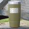 DJ Music Master 20 oz Stainless Steel Tumbler - Olive - Single Sided